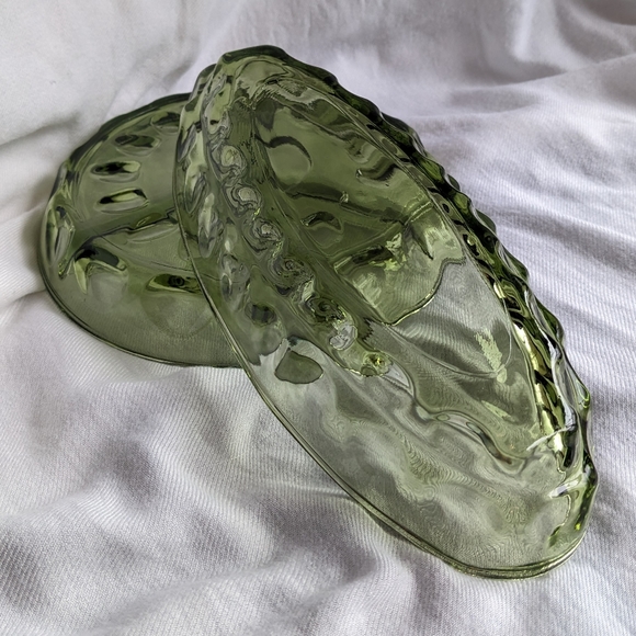 2 peace set of Vintage Indiana glass Green Dishes - Picture 12 of 12